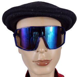 X-LOOP Blue  Rectangular  Sunglasses #8X3649